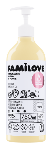 Yope Familove Naturalne Mydło w Płynie Kwitnąca Bergamotka 750ml