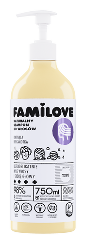 Yope Familove Naturalny Szampon do Włosów Kwitnąca Bergamotka 750ml