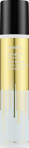 Venita Gold Spray Lakier do Włosów z Brokatem Złoty 75ml