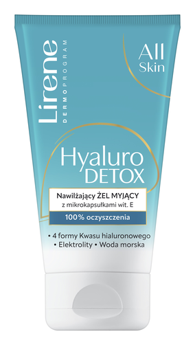 Lirene Hyaluro Detox Nawilżający Żel Myjący 150ml