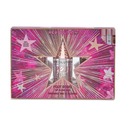 Makeup Revolution Zestaw Błyszczyków do Ust Pout Bomb