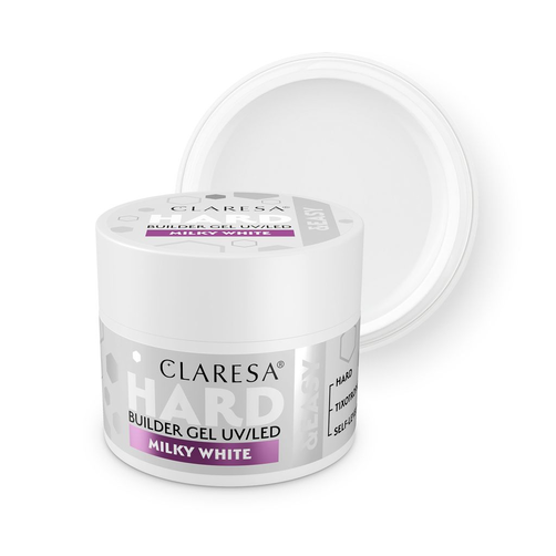 Claresa Żel Budujący Hard & Easy Milky White 12g