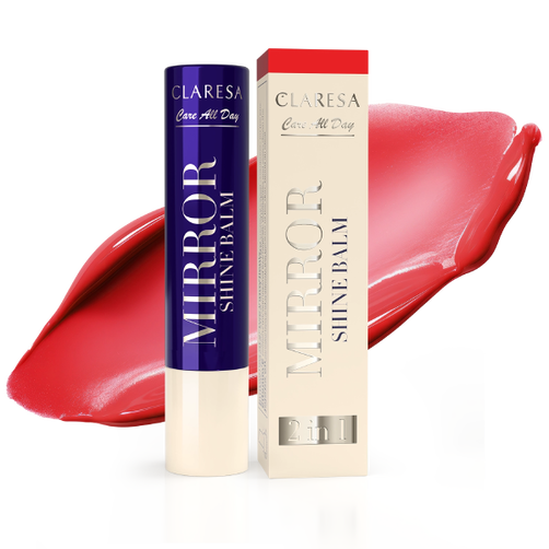 Claresa Care All Day Mirror Shine Balm Błyszczyk w Sztyfcie Queen of Hearts