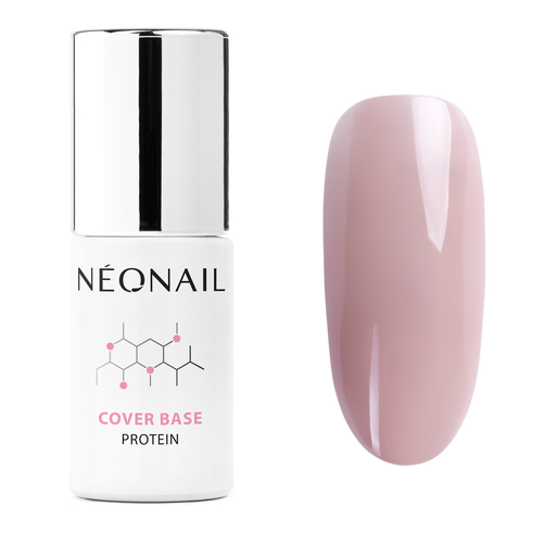 Neonail Baza Hybrydowa Cover Base Protein Soft Nude