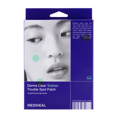 Mediheal Punktowe Plasterki na Wypryski Derma Clear Teatree 44 Sztuki