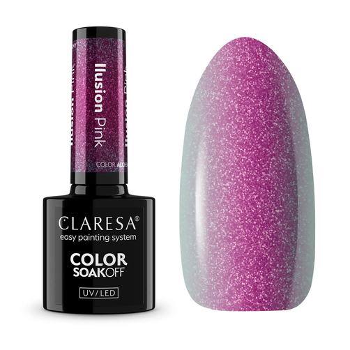 Claresa Lakier Hybrydowy Alchemy Ilusion Pink