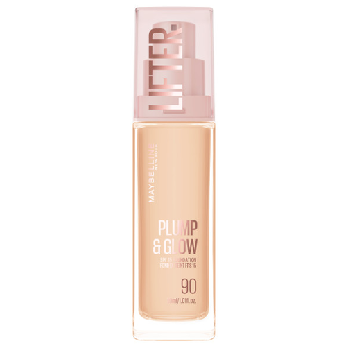 Maybelline Lifter Plump & Glow Podkład Rozświetlający 090