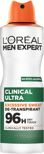 Loreal Men Expert Clinical Ultra 96H Antyperspirant w Sprayu 150ml