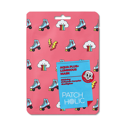 Patch Holic Aqua Plus+ Luminous Mask Rozświetlająca Maska do Twarzy w Płachcie 20ml