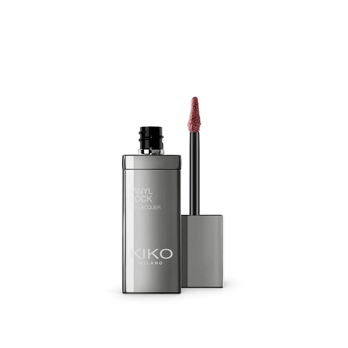 KIKO Milano Vinyl Lock Lip Lacquer Pomadka w Płynie o Winylowym Wykończeniu 01 Rebel Russett