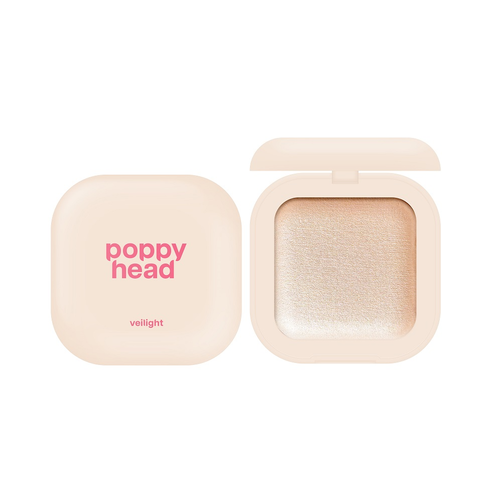 Poppy Head Veilight Prasowany Puder Rozświetlający 01 Radiant Halo