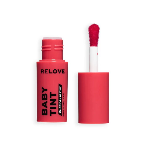 Makeup Revolution Relove Baby Tint Lip & Cheek Wielofunkcyjny Róż do Policzków Fuchsia