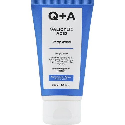 Q+A Żel do Mycia Ciała z Kwasem Salicylowym Przeciw Wypryskom 50ml