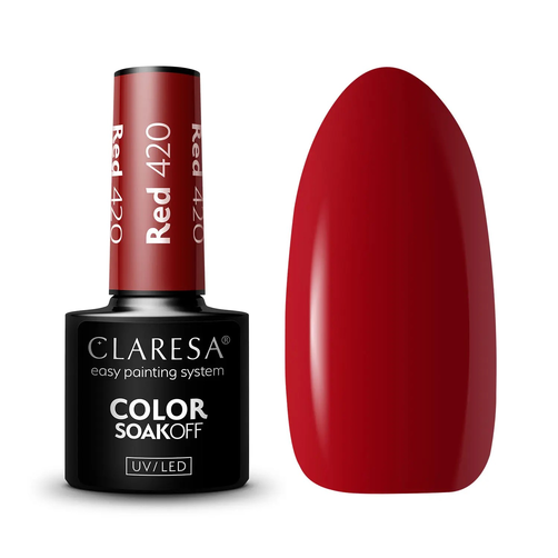 Claresa Lakier Hybrydowy Red 420