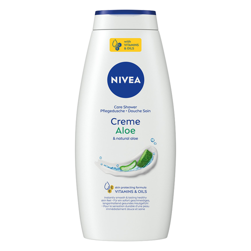 NIVEA Creme Aloe Kremowy Żel pod Prysznic z Witaminami i Olejkami 750ml