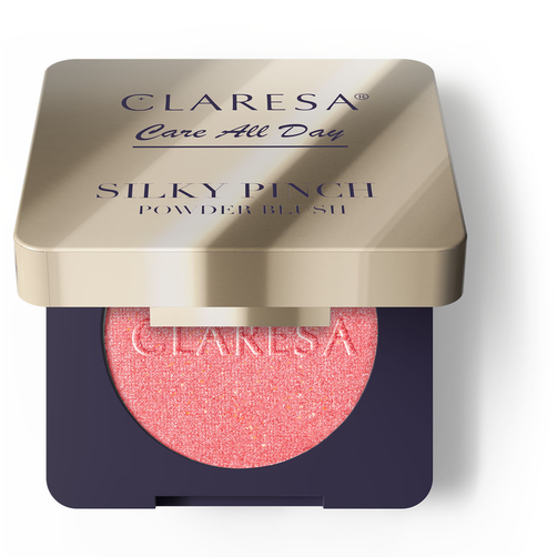 Claresa Care All Day Silky Pinch Pudrowy Róż do Policzków 03 Lumi Peach