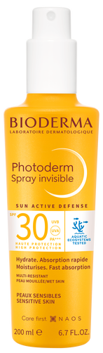 Bioderma Photoderm Spray Invisible Lekki Spray do Twarzy i Ciała z Filtrem SPF30 200ml