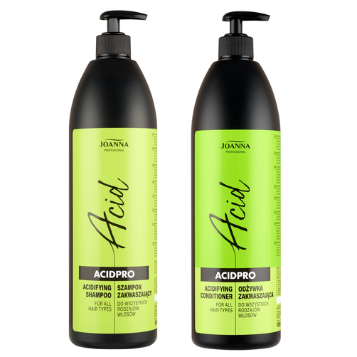 Zestaw Joanna Acidpro Complex Odżywka Zakwaszająca 1000ml + Joanna Acidpro Complex Szampon Zakwaszający 1000ml