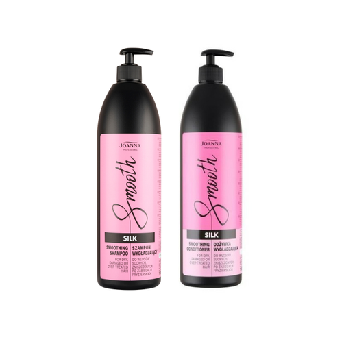 Zestaw Joanna Silk Odżywka Wygładzająca 1000ml + Joanna Silk Szampon Wygładzający 1000ml