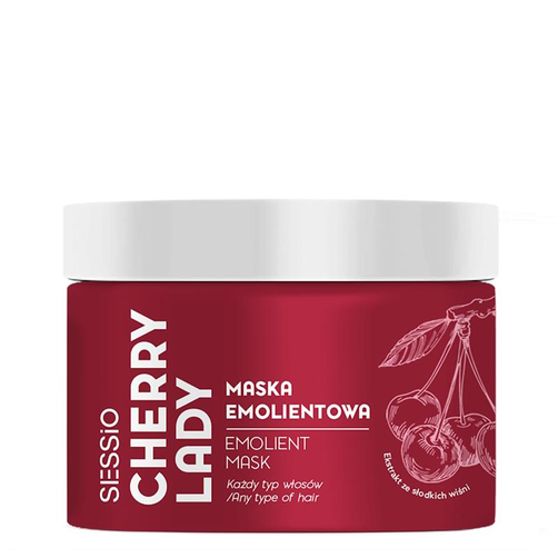 Sessio Cherry Lady Maska Emolientowa do Włosów 250ml