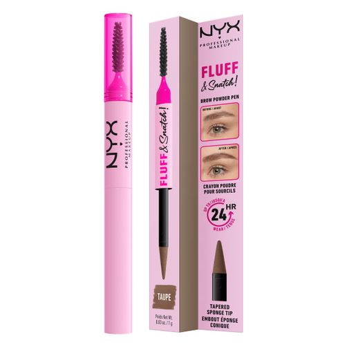 NYX Professional Makeup Fluff & Snatch! Pudrowy Pisak do Brwi Taupe