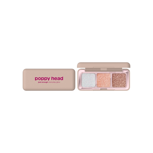 Poppy Head Just Enough Everyday Glow Paleta Cieni do Powiek 01 Shine Agenda