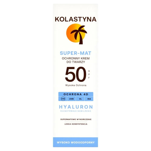 Kolastyna Super-Mat Ochronny Krem do Twarzy z Filtrem SPF50 50ml