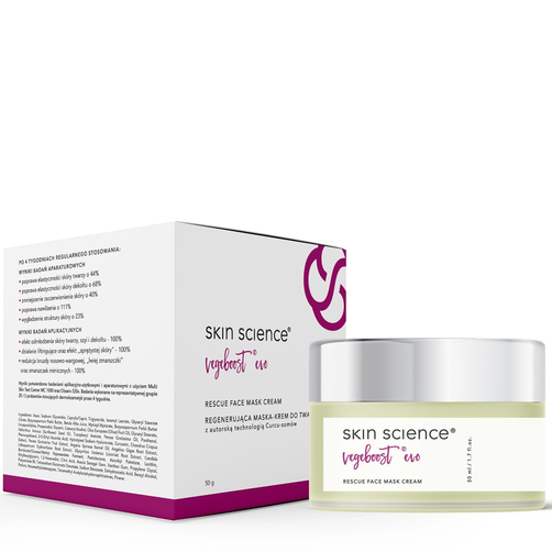 Skin Science VegeBoost Rescue EVO Regenerująca Maska-Krem do Twarzy 50g