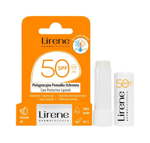Lirene Pielęgnacyjna Pomadka Ochronna SPF50