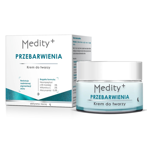 Medity+ Przebarwienia Krem do Twarzy na Noc 50ml