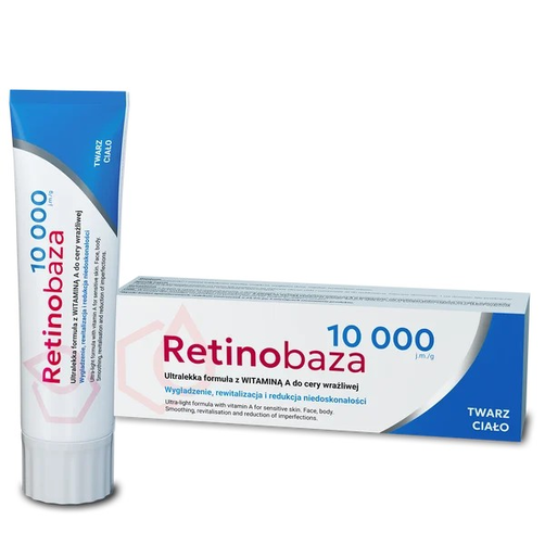 Retinobaza 10000 Ultralekka Formuła z Witaminą A do Cery Wrażliwej 30g