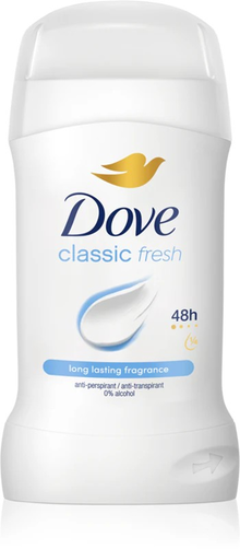 Dove Classic Fresh 48h Antyperspirant w Sztyfcie 50ml