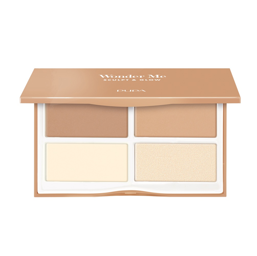 PUPA Milano Wonder Me Sculpt & Glow Paleta do Konturowania 001 Light Skin