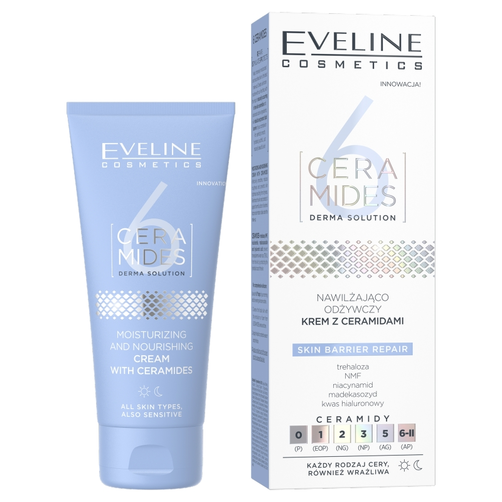 Eveline 6 Ceramides Nawilżająco Odżywczy Krem z Ceramidami 50ml