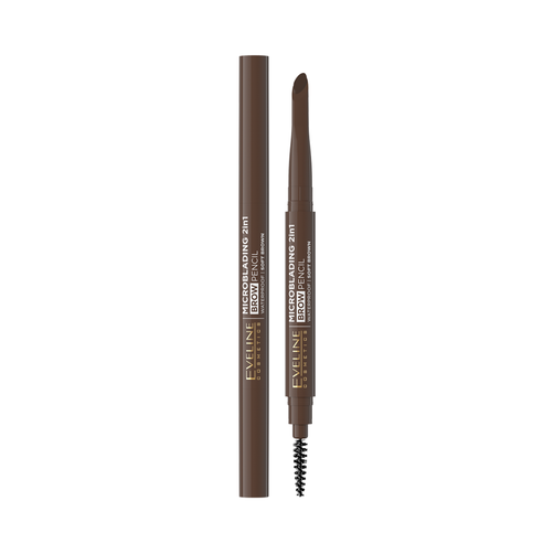 Eveline Microblading 2w1 Precyzyjna Kredka do Brwi 02 Soft Brown
