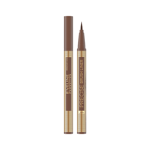 Eveline Precise Brush Liner Eyeliner w Pisaku Brązowy