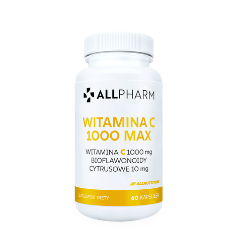 ALLNUTRITION Witamina C 1000 Max Suplement Diety 60 Kapsułek