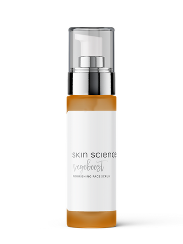 Skin Science Vegeboost Odżywczy Peeling do Twarzy z Kwasem Hialuronowym 30ml Krótka Data Ważności 31.10.2026r