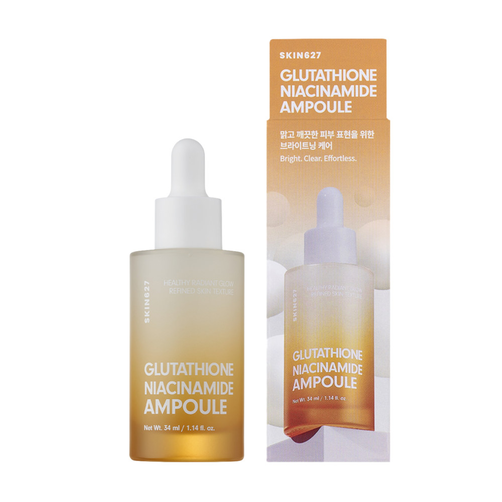 Skin627 Rozświetlająca Ampułka z Glutationem i Niacynamidem 34ml