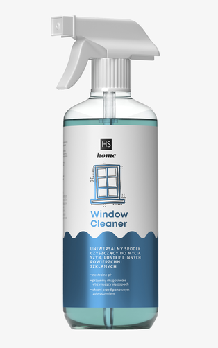 HISKIN Home Uniwersalny Środek Czyszczący do Mycia Szyb Luster i Innych Powierzchni Szklanych 750ml