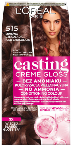 Loreal Casting Creme Gloss Farba 515 Mroźna Czekolada